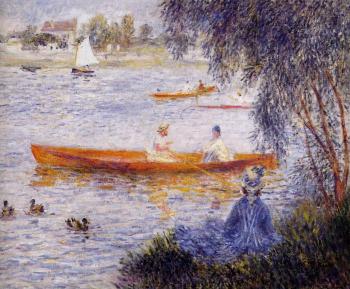 Pierre Auguste Renoir : Boating at Argenteuil